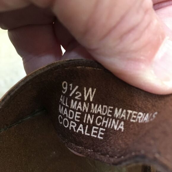 NEW WITHOUT TAGS CLIFFS BY WHITE‎ MOUNTAIN CORA LEE SANDALS IN BROWN - Picture 7 of 9